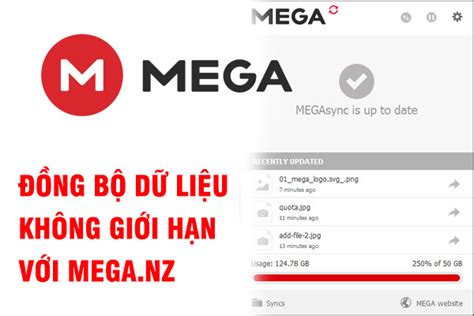 Đồng bộ dữ liệu không giới hạn với Mega.nz .